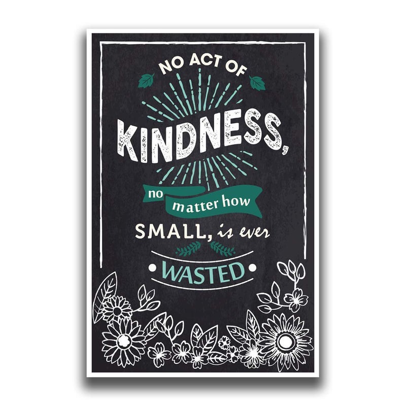 JSC No Act Of Kindness Poster | 18-Inches By 12-Inches | Premium Quality 100lb Gloss Poster Paper | JSC127 - Image 1